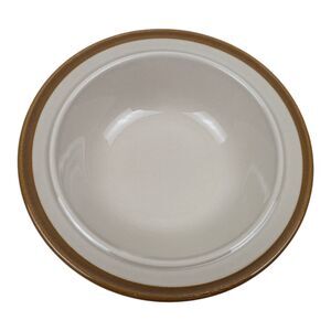 Homer Laughlin Ceramic Tan Brown 7" Replacement Bowl Vintage MCM
